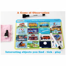 Funvention Road Trip Write And Wipe Activity Observational & Educational Game - Multicolour image 2