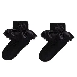 NEXT2SKIN Frill Socks - Black image 2