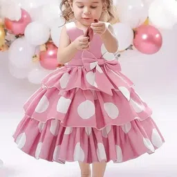 Flip The Style Polka Dot Print Satin Fit & Flare Dress-image-6