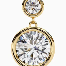 VALANOVA Hallmarked 14K Diamond Earrings -1.81 gm image 4