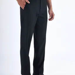 Tailoraedge Men Striped Tailored Tapered Fit Wrinkle Free Trousers image 2