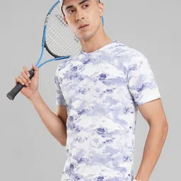 Ajile by Pantaloons Men Abstract Printed Round Neck Slim Fit T-shirt image 2