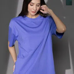 TITTLI Pack Of 2 Drop-Shoulder Sleeves Cotton Oversized T-shirt-image-45