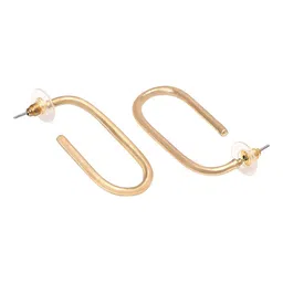 OOMPH Geometric Shaped Hoop Earrings image 3