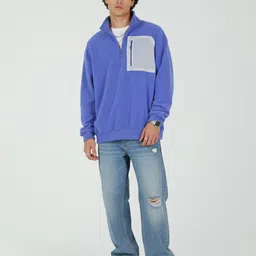 glitchez Mock Pocket Detail Sweatshirt image 2