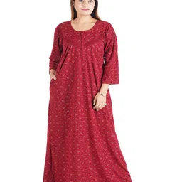 CHUI MUI Printed Maxi Nightdress-picture-2
