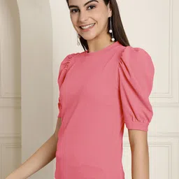 Metronaut Women Pack Of 2 Puff Sleeve Top image 2