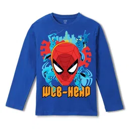Wear Your Mind Boys Printed Pure Cotton Applique T-shirt-picture-2