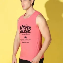 WOOSTRO Men Typography 2 Printed Raw Edge Slim Fit T-shirt image 3