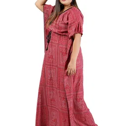 Moda Rapido Printed Maxi Nightdress image 5