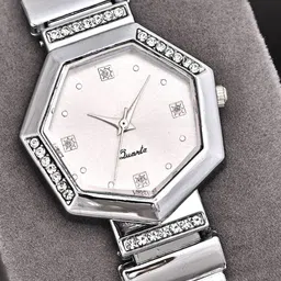 SWADESI STUFF Women Dial & Straps Analogue Watch W402 SILVER 9 image 5