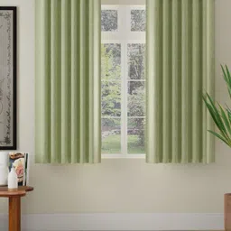 ROSARA HOME Unisex Sea Green Curtains and Sheers-image-1