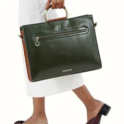 Hidesign Women Leather Laptop Bag-picture-23