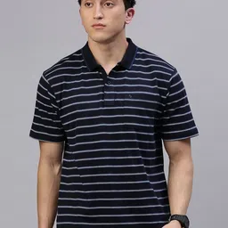 Classic Polo Men Striped Polo Collar Pockets T-shirt-picture-50