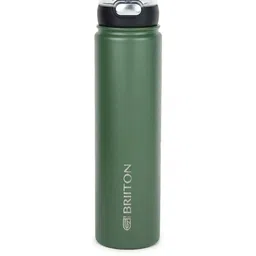 Briiton Green & Black Stainless Steel Double Wall Vacuum Water Bottle-picture-19