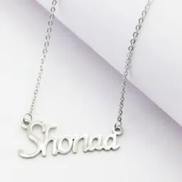 Utkarsh Silver-Plated Contemporary Pendants with Chains image 2