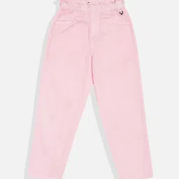 Allen Solly Junior Girls Mid-Rise Slim Fit Trousers-picture-22