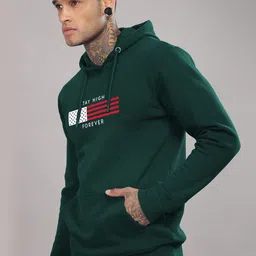 ADRO Men Printed Hooded Sweatshirt image 3