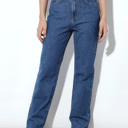 ONLY Women Straight Fit High-Rise Light Fade Jeans-picture-40