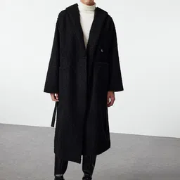 Trendyol Hooded Long Sleeves Overcoat-picture-1
