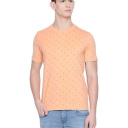 Basics Men Conversational Printed Round Neck Cotton T-shirt-image-40