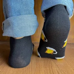 The Tie Hub Patterned Cotton Ankle Length Sock image 5