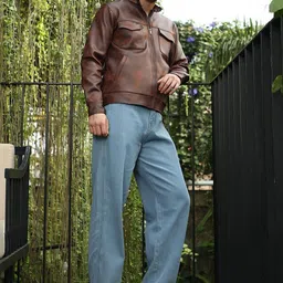 Campus Sutra Men Lightweight Biker Jacket image 5