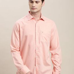 Turtle Relaxed Slim Fit Spread Collar Opaque Shirt-picture-47