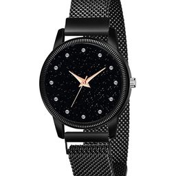 CSAMON Women Embellished Dial & Stainless Steel Bracelet Style Straps Analogue Watch Csamon_25_black 12-picture-13