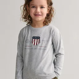 GANT Boys Typography Printed Organic Cotton T-shirt-picture-35