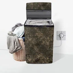 Stylista Brown PVC Washing Machine Cover-image-69