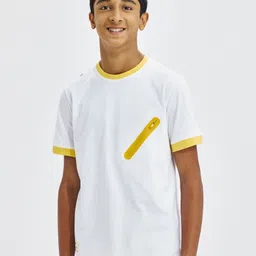 NO MONDAYS Boys Pure Cotton Applique T-shirt-picture-46