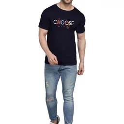 TEEFOX Typography Printed Short Sleeves Cotton T-shirt image 4