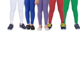 Tik Tok WEARS Girls Blue Churidar Length Leggings-picture-15
