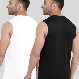 fastcolors Pack of 2 Men Vest image 2