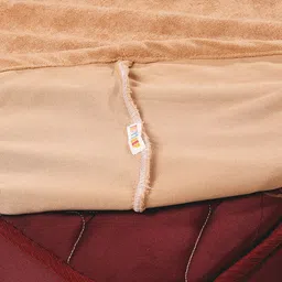 TIDY SLEEP Beige Solid  Water-Proof Mattress Protector image 2