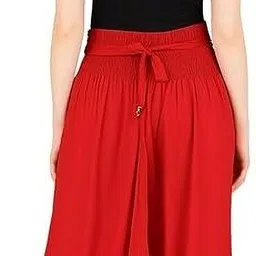 lujoso Solid Rayon Women Harem Pants image 2