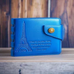 zeph enterprises Men Casual Blue Artificial Leather Wallet-picture-23