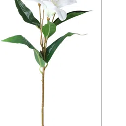 ikko Oriental Lily Stem for Vase, Home & Festival Decor, Living Room Corner Table, White, Green Lily Artificial Flower image 2