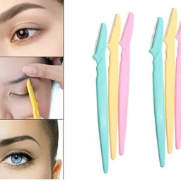 tanvi27 Eyebrow Razor 6 Pcs Multipurpose Exfoliating Tool Trimming and Shaving, Men & Women image 2