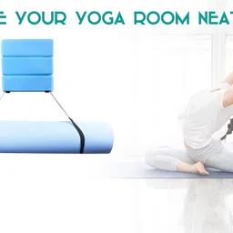 parikshit sublimation Acrylic Yoga Exercise Mat style 1 Wall Mount Holder Rack for Home Gym Fitness Black 5 mm Yoga Mat image 4
