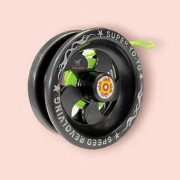 shivsoft Plastic Figid High Speed Yoyo toy with Bearing for kids Black- -267611-picture-18