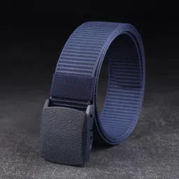 provogue Men Casual Blue Nylon Belt-picture-11