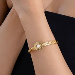SWASHAA 18K Gold-Plated Cuff Bracelet-picture-28