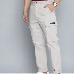 Flying Machine Men Slim Fit Cargos Trousers image 2