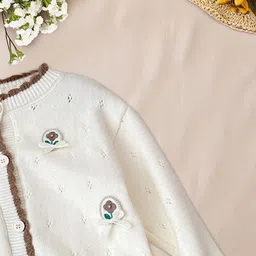 FOREVER FRIDAY Girls Floral Printed Cardigan image 2