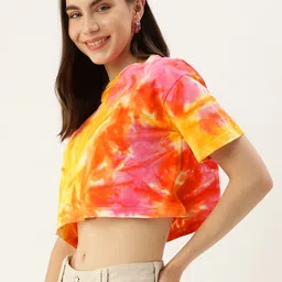 Harvard Round Neck Tie and Dye T-Shirt image 3