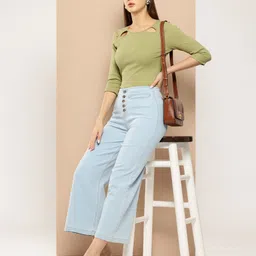 Chemistry Round Neck Knit Top image 3