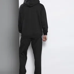 boohooMAN Typography Detailed Hooded Oversized Tracksuits image 4