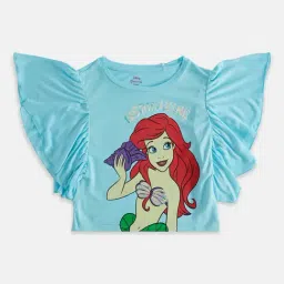Pantaloons Junior Aqua Blue Embellished T-Shirt-picture-33
